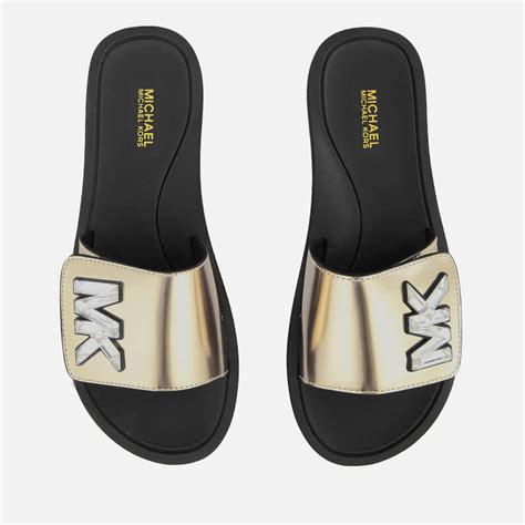 michael kors girls slides|michael kors ladies sliders.